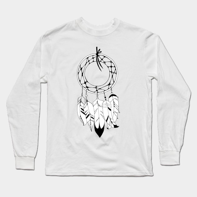 Dreamcatcher Long Sleeve T-Shirt by anastresh